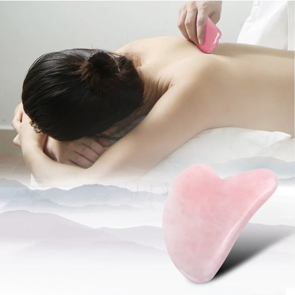 Natural Jade Gua Sha Board For Facial Massage And Skin Care