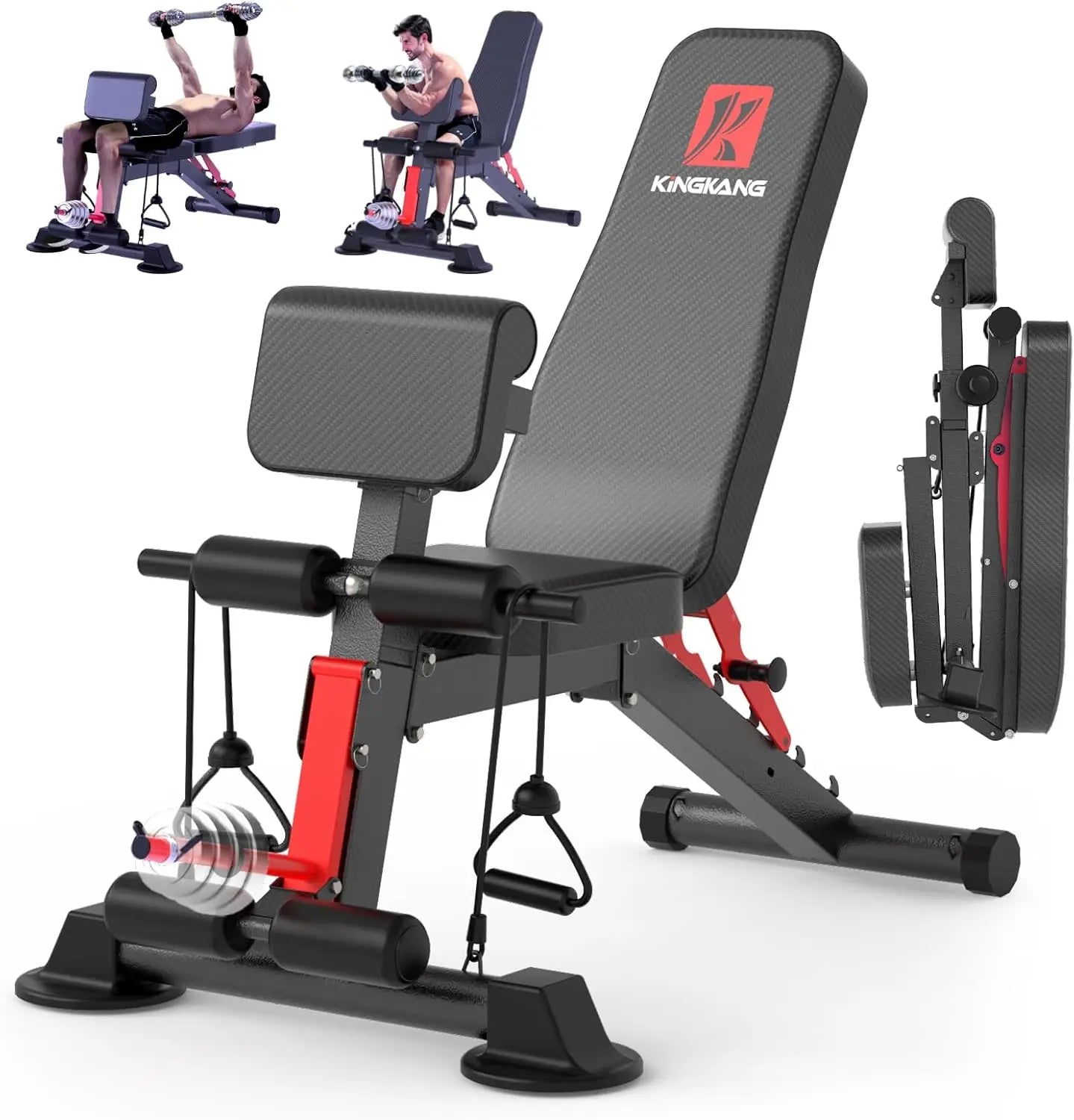 Pre Assembled Foldable Dumbbell Weight Bench For Home Workouts