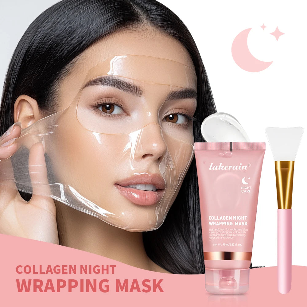 Ibcccndc Collagen Overnight Peel Mask Hydration Brightening Anti Wrinkle