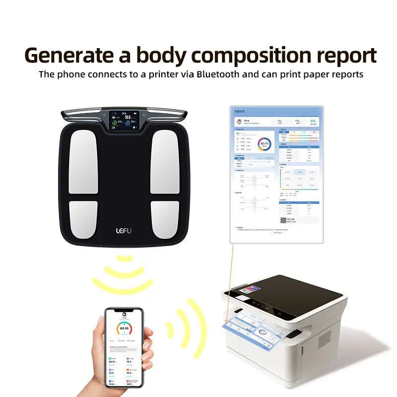 Smart Digital Body Fat Scale With Hand And Foot Analysis