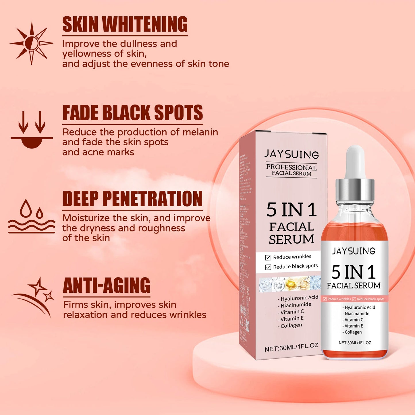 Jaysuing Advanced Anti Aging Firming Hydrating Face Serum
