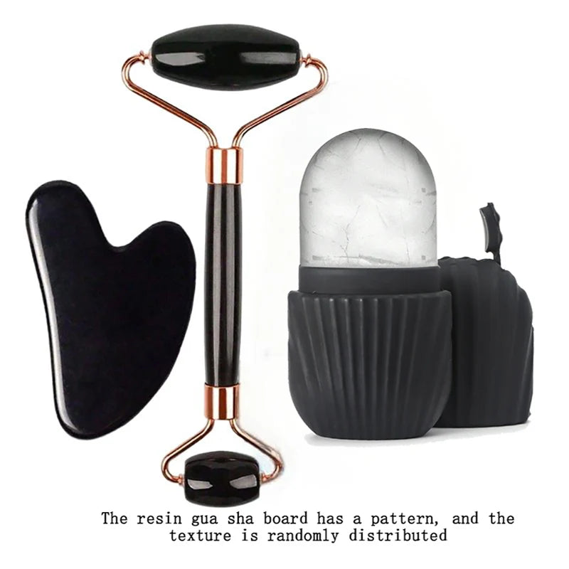 Portable Ice Face Roller With Gua Sha Set For Daily Care
