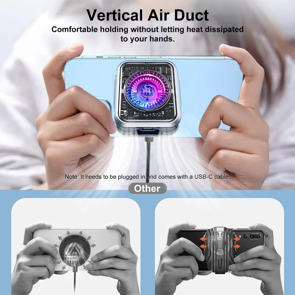 Magnetic Phone Radiator 5 Pro Fan With Clamps