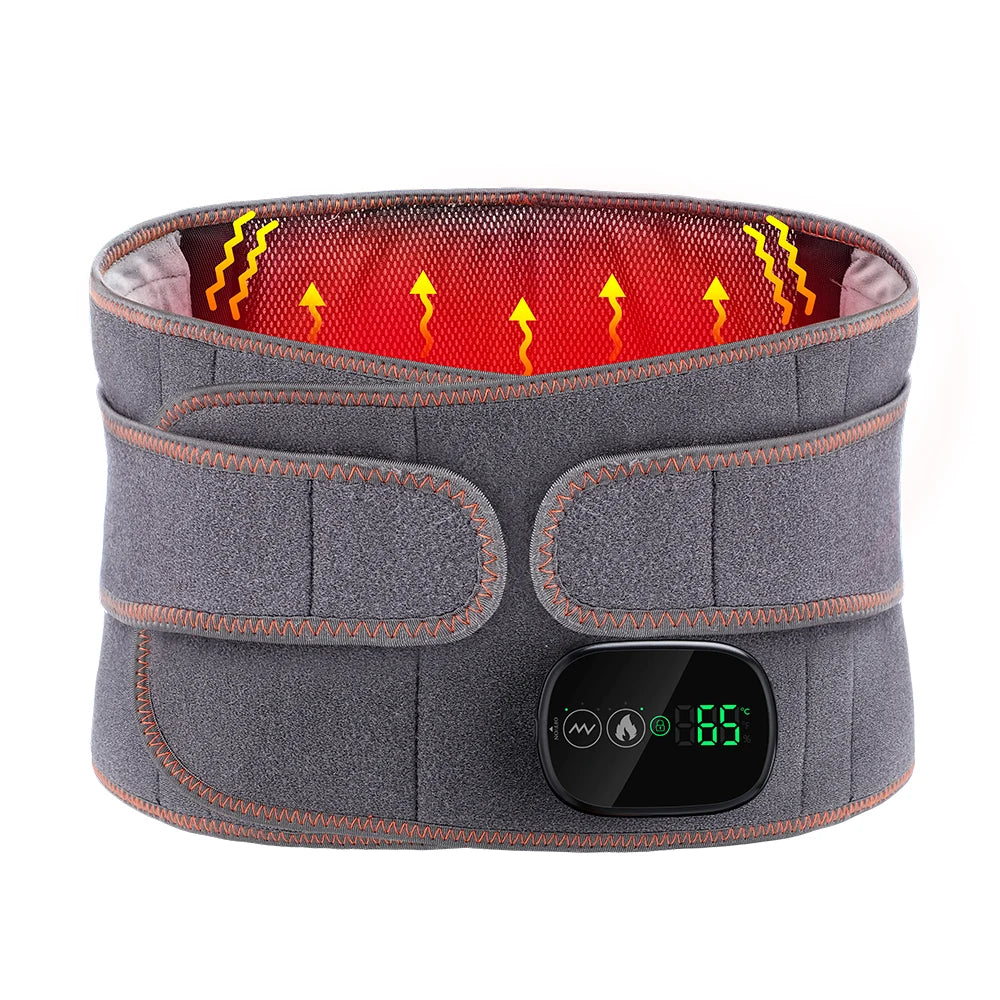 Hailicare Heating Vibration Massager Belt With Red Light