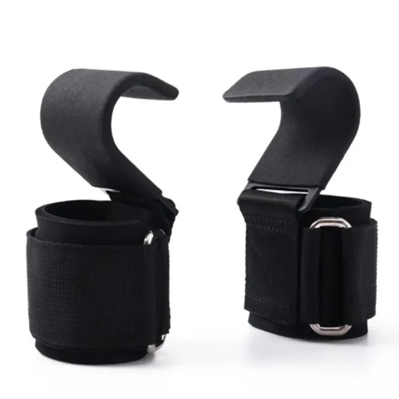 MIHJUSFDH Non-Slip Weight Lifting Hooks For Deadlift And Pullups