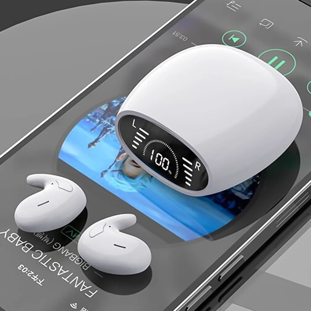 SHUKE SK Ultra-thin Sleep Headphones Bluetooth 5.3 Earbuds