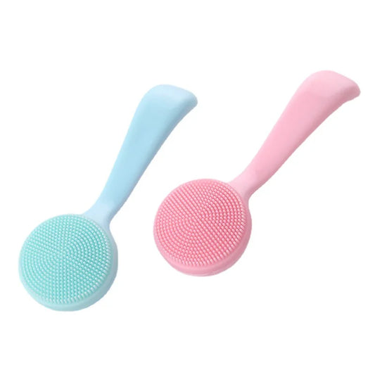 Soft Silicone Facial Cleansing Brush For Makeup Removal And Skincare
