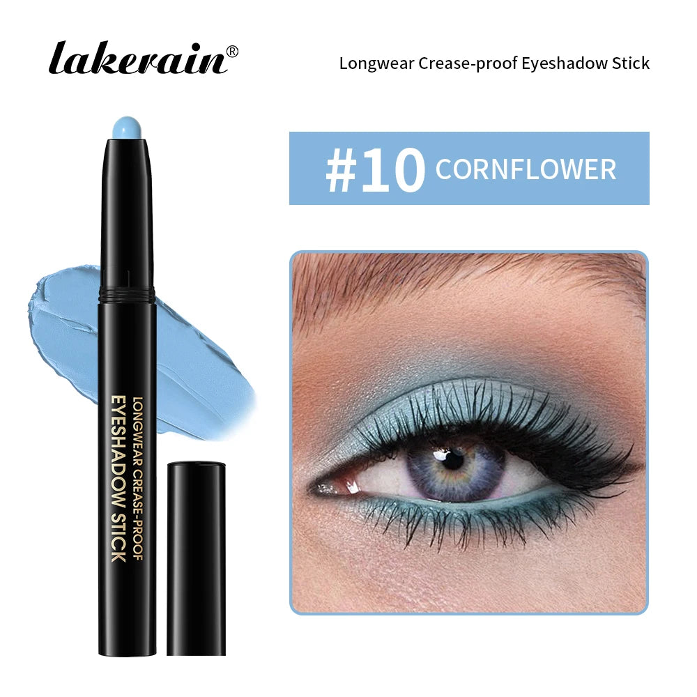 Waterproof Matte Shimmer Eyeshadow Liner Stick With Glitter Highlighter