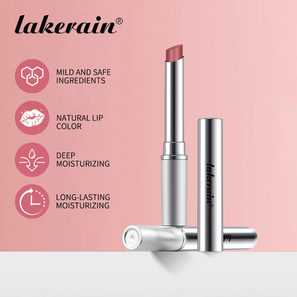 Lakerain Nearly Lipstick Lip Balm Natural Color Creamy Moisturizing