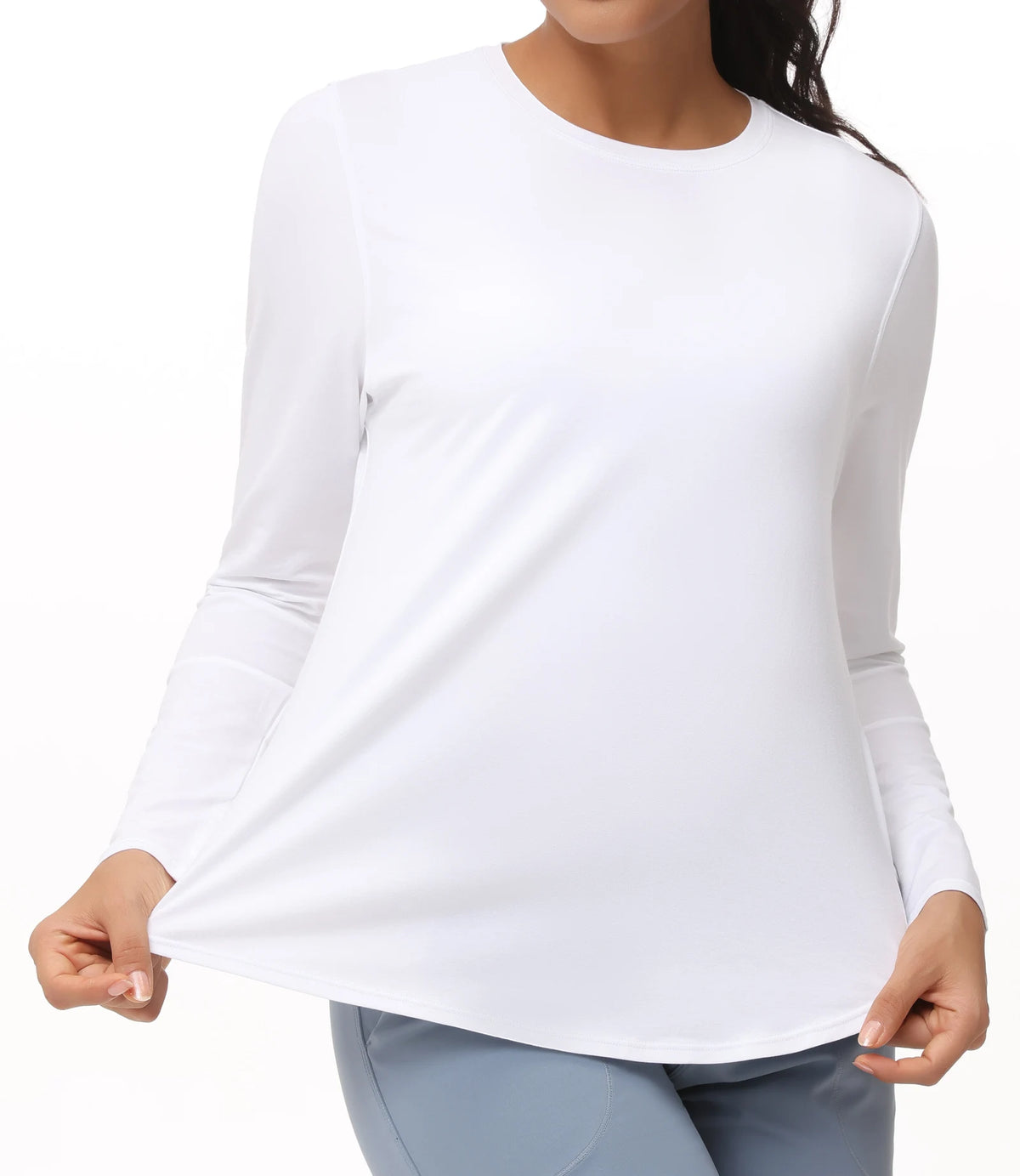 The Gym People Women's Lightweight Long Sleeve Yoga Top