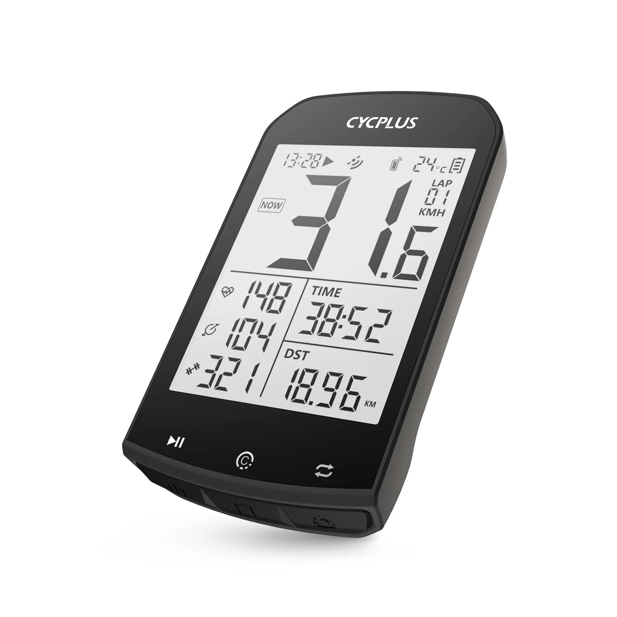 CYCPLUS M1 Wireless GPS Bike Computer Bluetooth And ANT Plus Connectivity