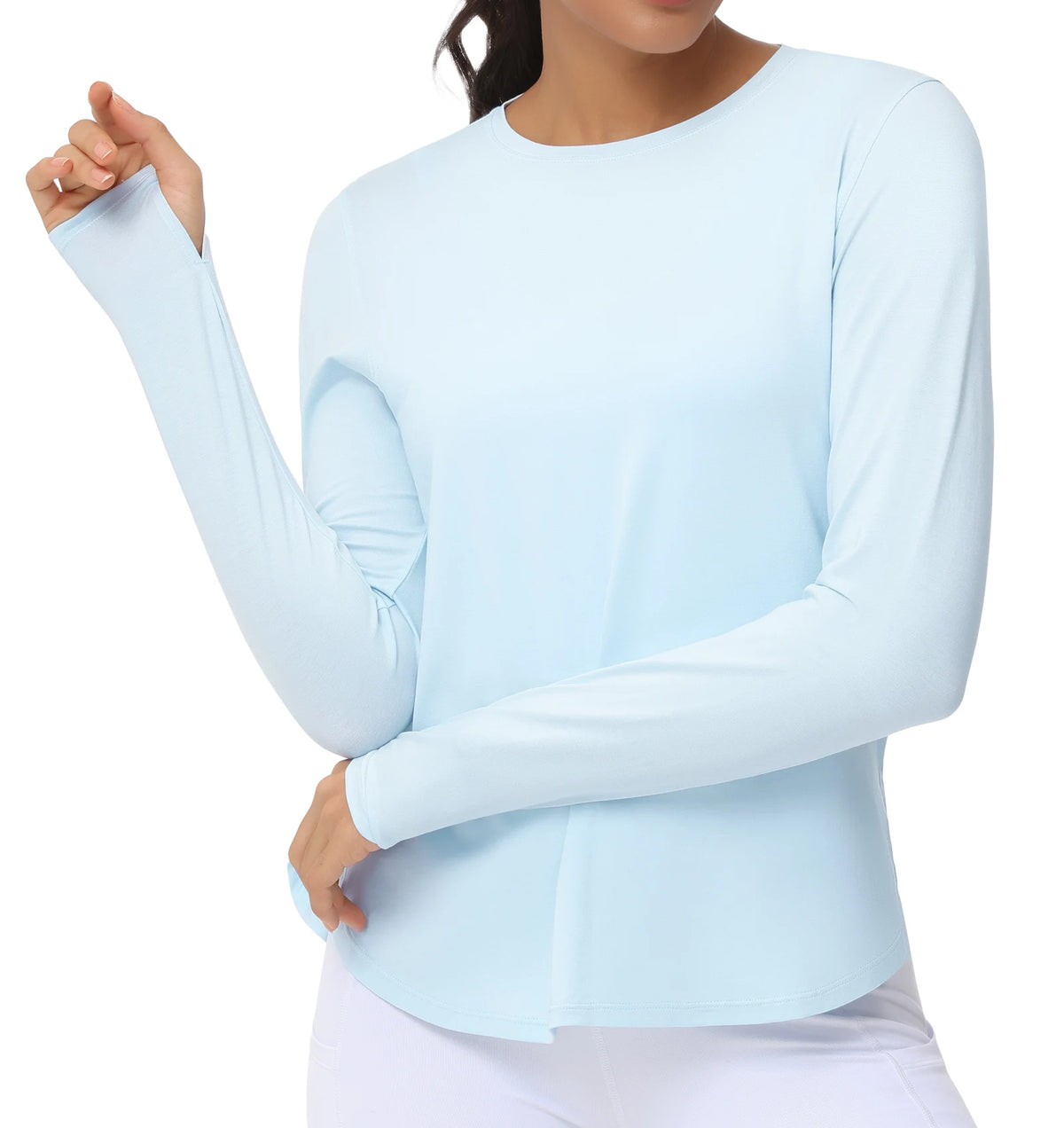 The Gym People Women's Lightweight Long Sleeve Yoga Top