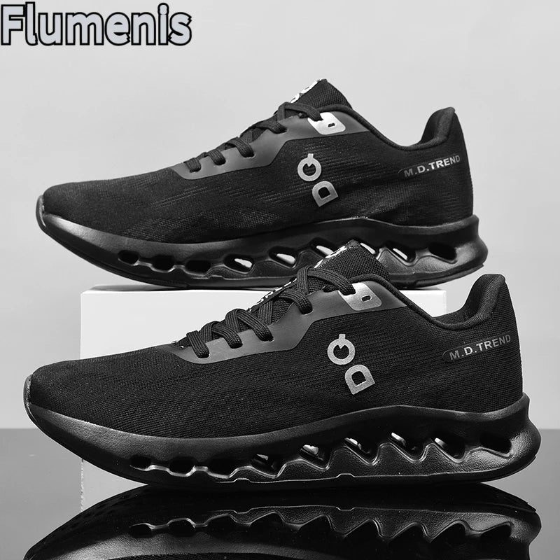 Shock Absorbing Leather Sports Shoes For Men And Women