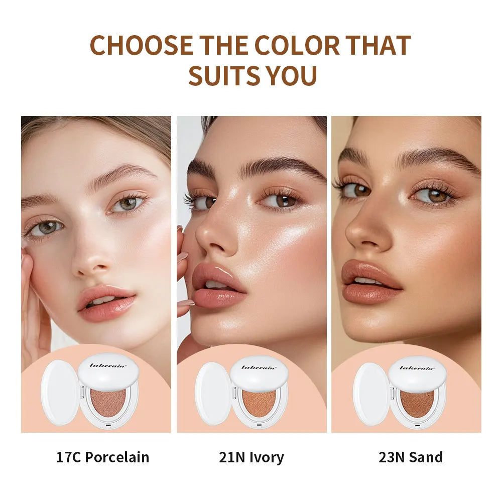 Ibcccndc Dewy Glow Cream Cushion Foundation Hydrating Long Lasting
