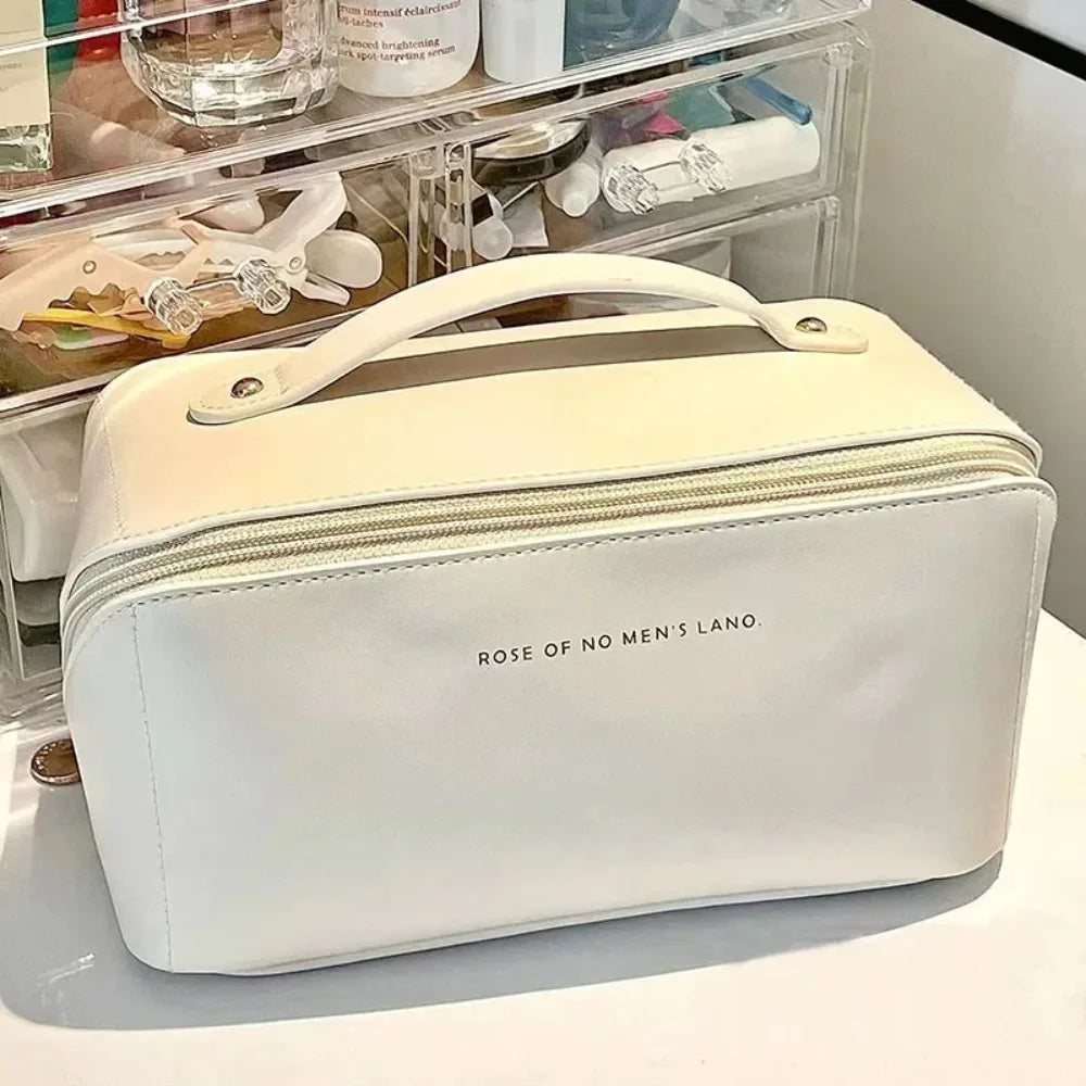 Luxury Polyester Travel Cosmetic Bag Makeup Organizer Pouch