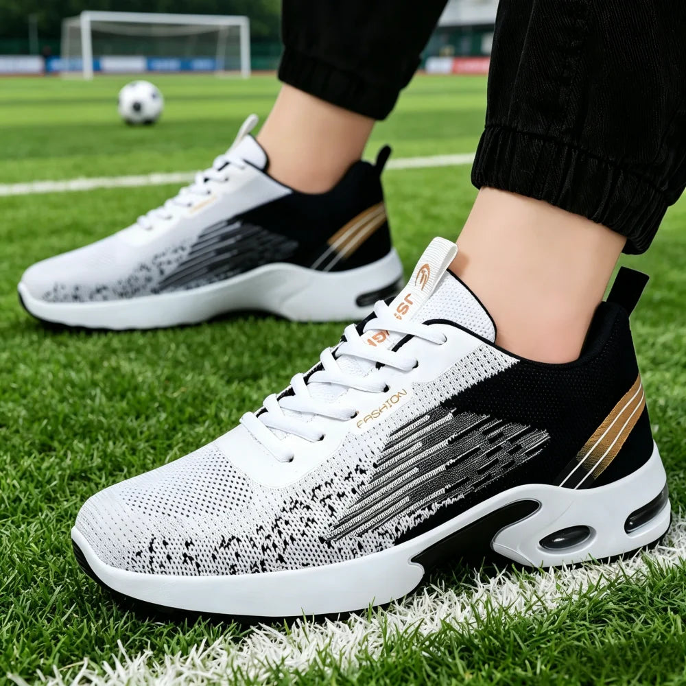 Men's Breathable Mesh Running Shoes With Air Cushion Support