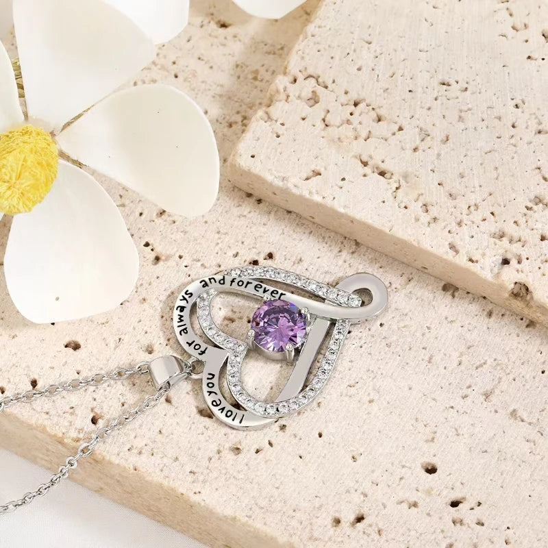 Zhixun Zinc Alloy Heart Shaped Pendant Necklace With Mood Tracker
