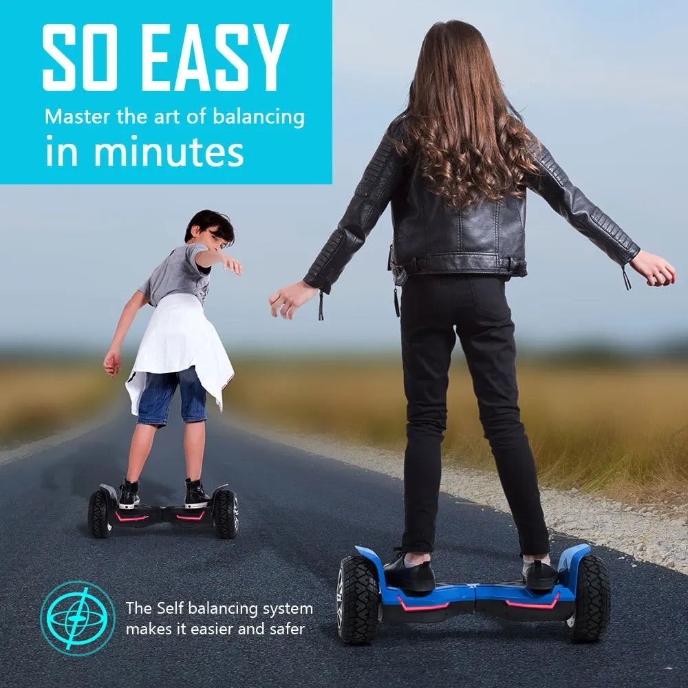 Warrior Off Road Self Balancing Scooter 350W Dual Motors Music Speaker