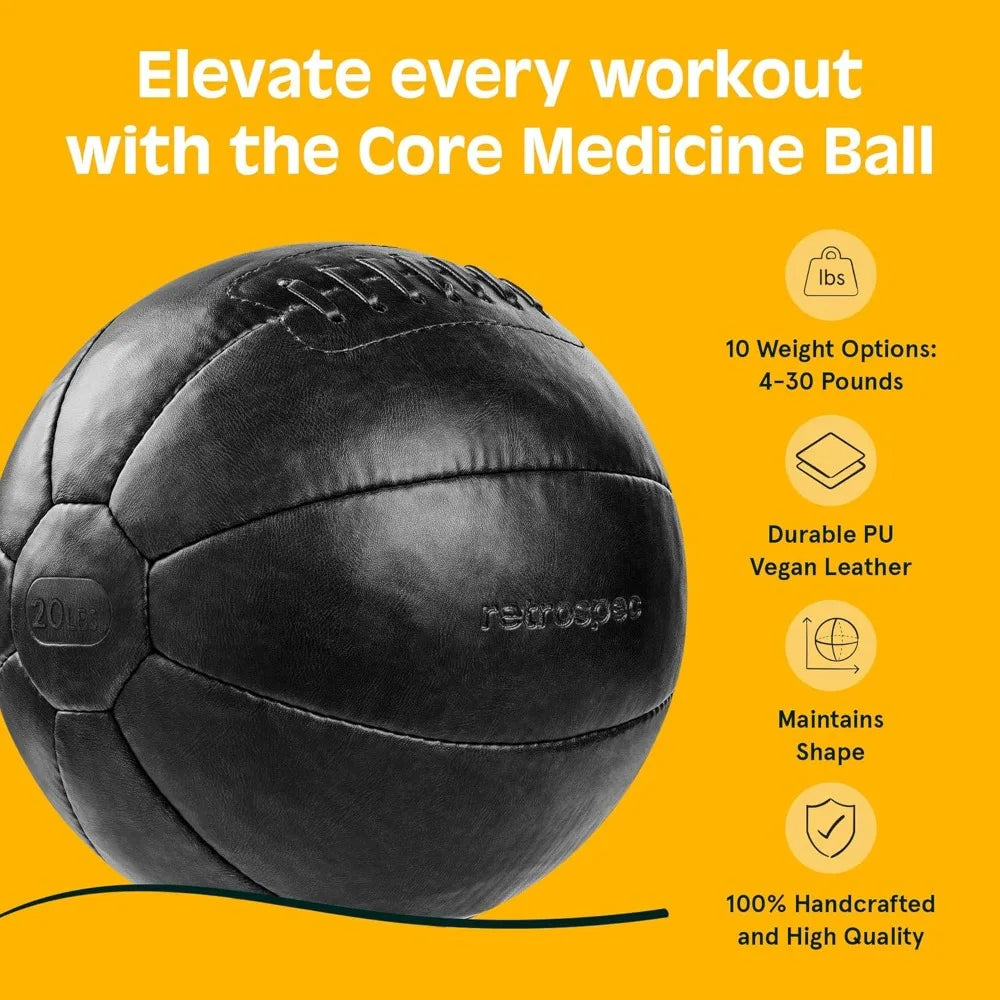 YTYIN Core Weighted Medicine Ball For Strength And Grip