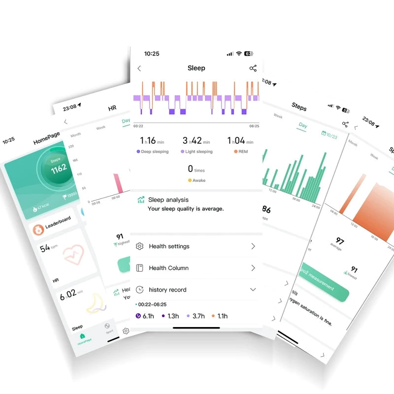 Waterproof Smart Ring For Health Monitoring And Sport Tracking