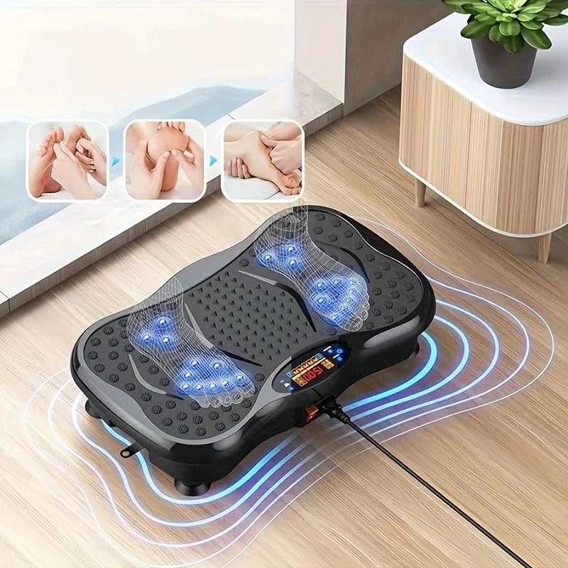BZEQ Exercise Machine With Resistance Bands And Vibration Platform
