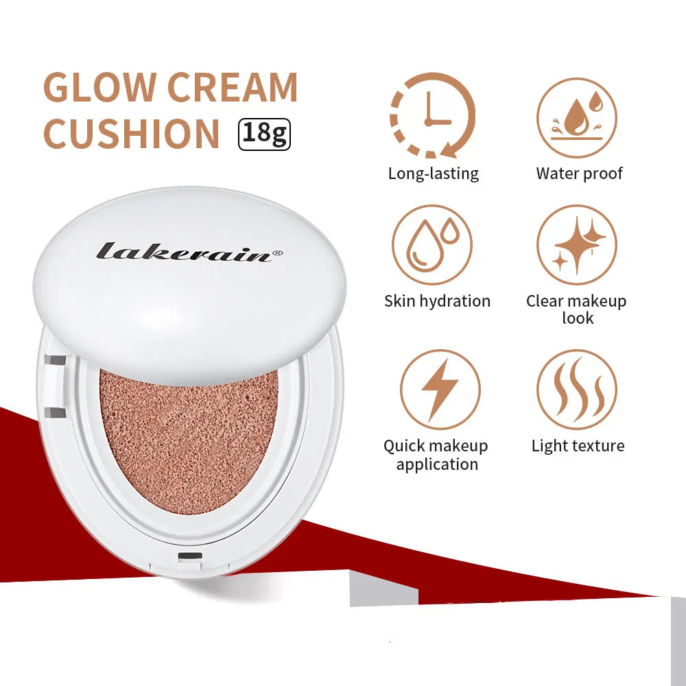 Ibcccndc Dewy Glow Cream Cushion Foundation Hydrating Long Lasting