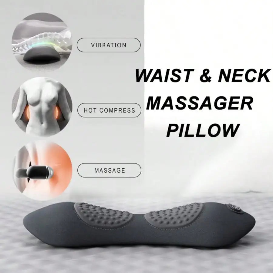 3-In-1 Back And Neck Massager With Heating And Air Compression