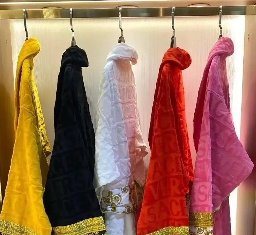 Luxury Cotton Unisex Bathrobe Hotel Inspired Sleepwear