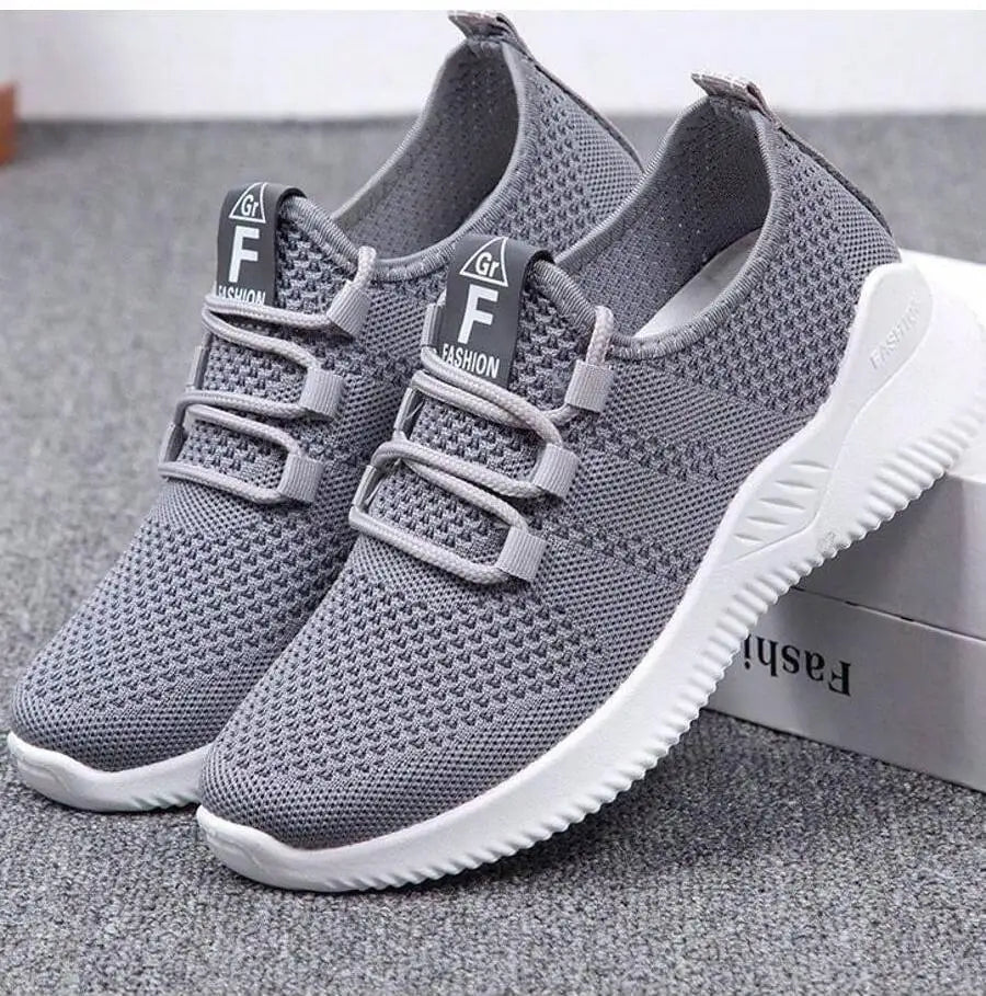 Womens Lightweight Walking Shoes With Breathable Mesh Upper Non-Slip