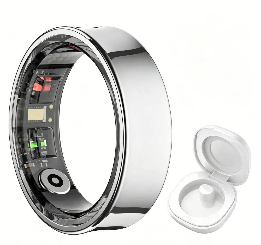 Waterproof Smart Ring For Health Monitoring And Sport Tracking