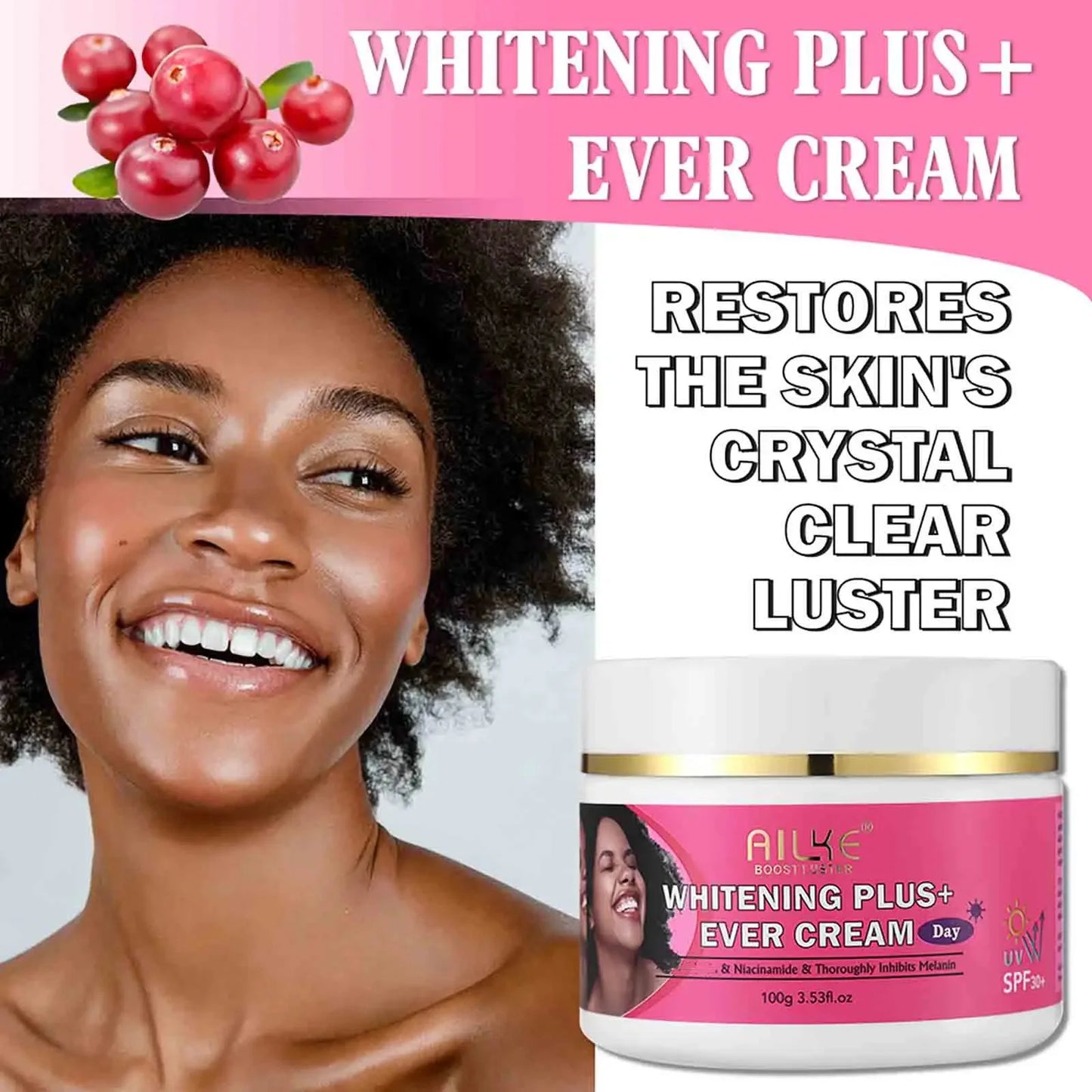 AILKE Skin Glowing Set With Niacinamide Moisturizing Brightening Cream