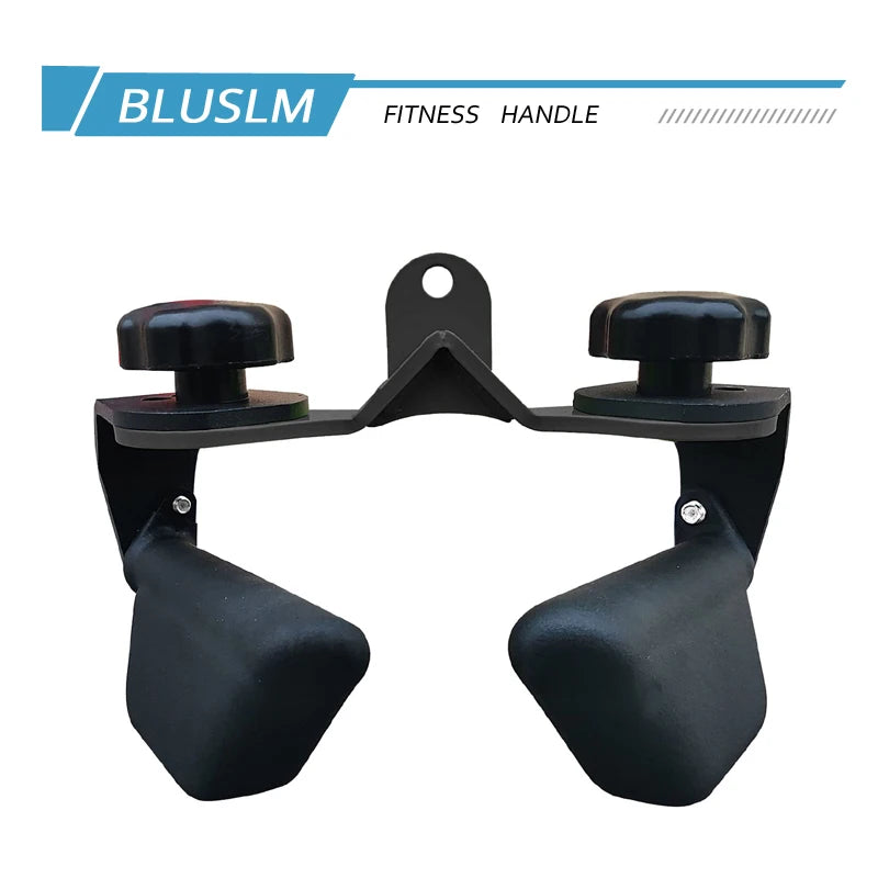 Adjustable Lat Pulldown Bar Cable Machine Attachment for Strength Training