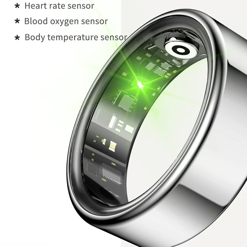 Waterproof Smart Ring For Health Monitoring And Sport Tracking