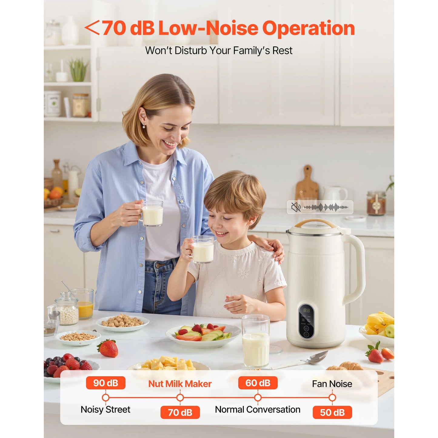 Vevoir 8 In One Nut Milk Maker With Self Cleaning