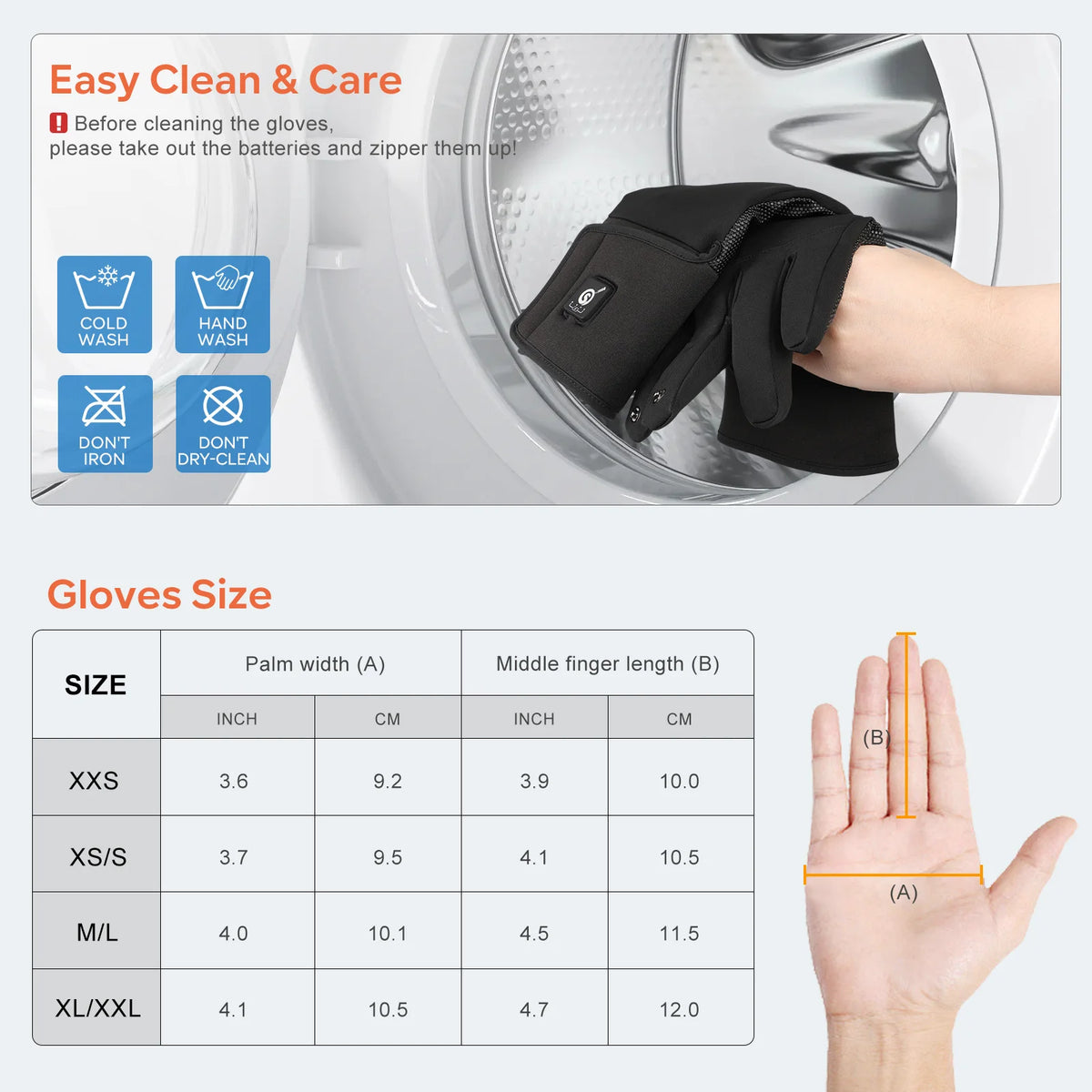Savior Heated Waterproof Fishing Gloves 2 Finger Flip Design