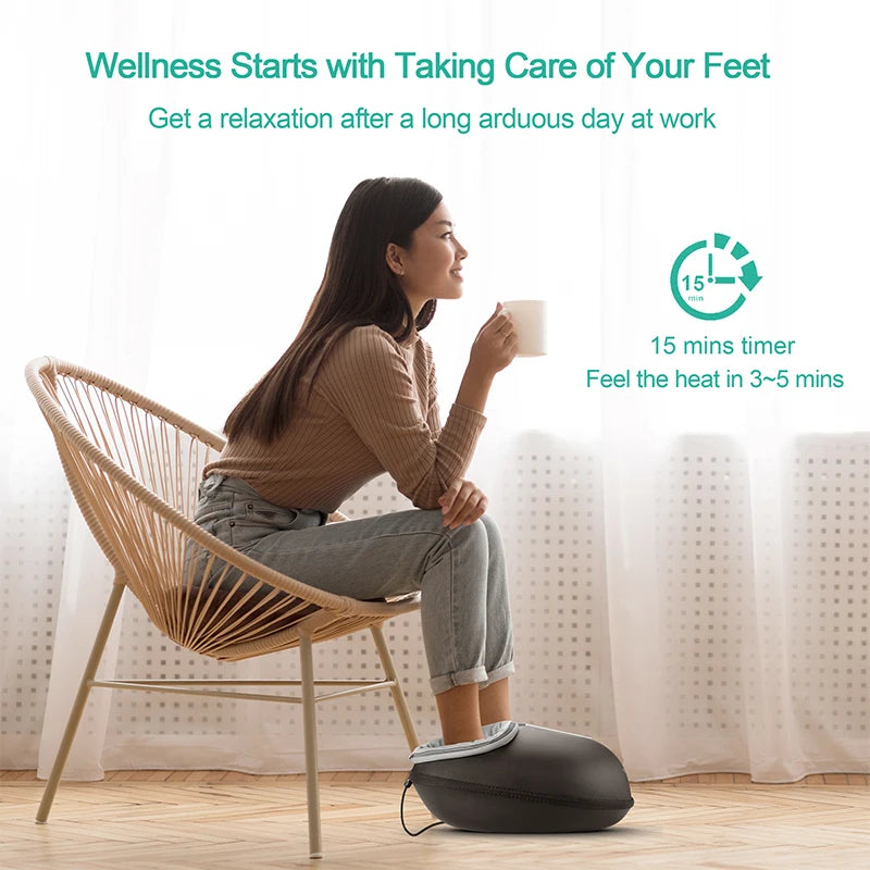 Medcursor Shiatsu Foot Massager With Heat Pain Relief