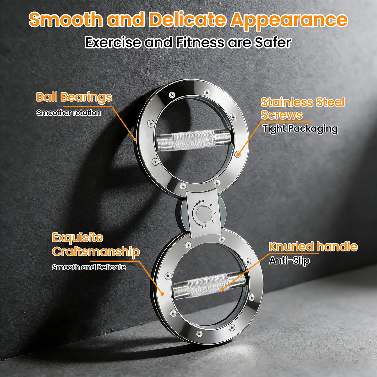 Multifunctional Rotator Grip Strength Trainer for Forearm Workouts