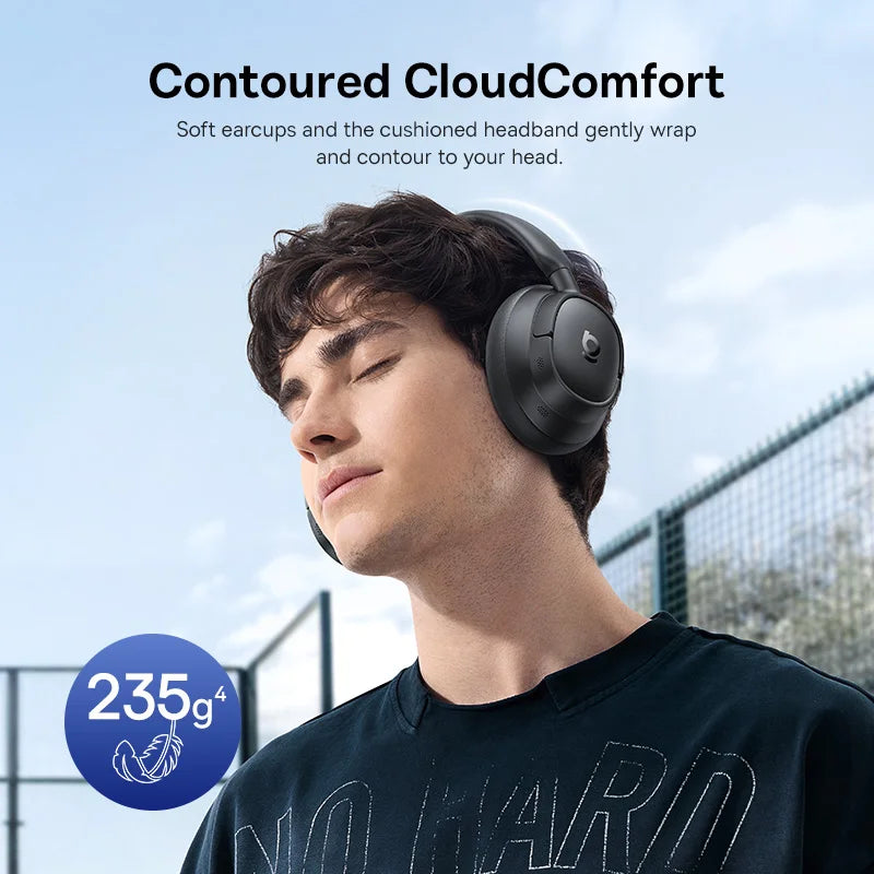 Baseus Wireless Headphones With Adaptive Hybrid Noise Cancellation