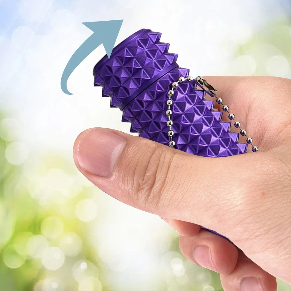 Pocket Spiky Fidget Keychain For Stress Relief And Anxiety