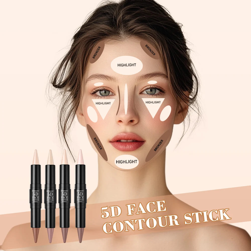 Ibcccndc Dual Head Contour Highlighter Stick For Face
