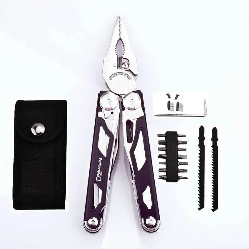 Daicamping DL30 Multitool Plier Multifunctional Survival Knife And Saws Set