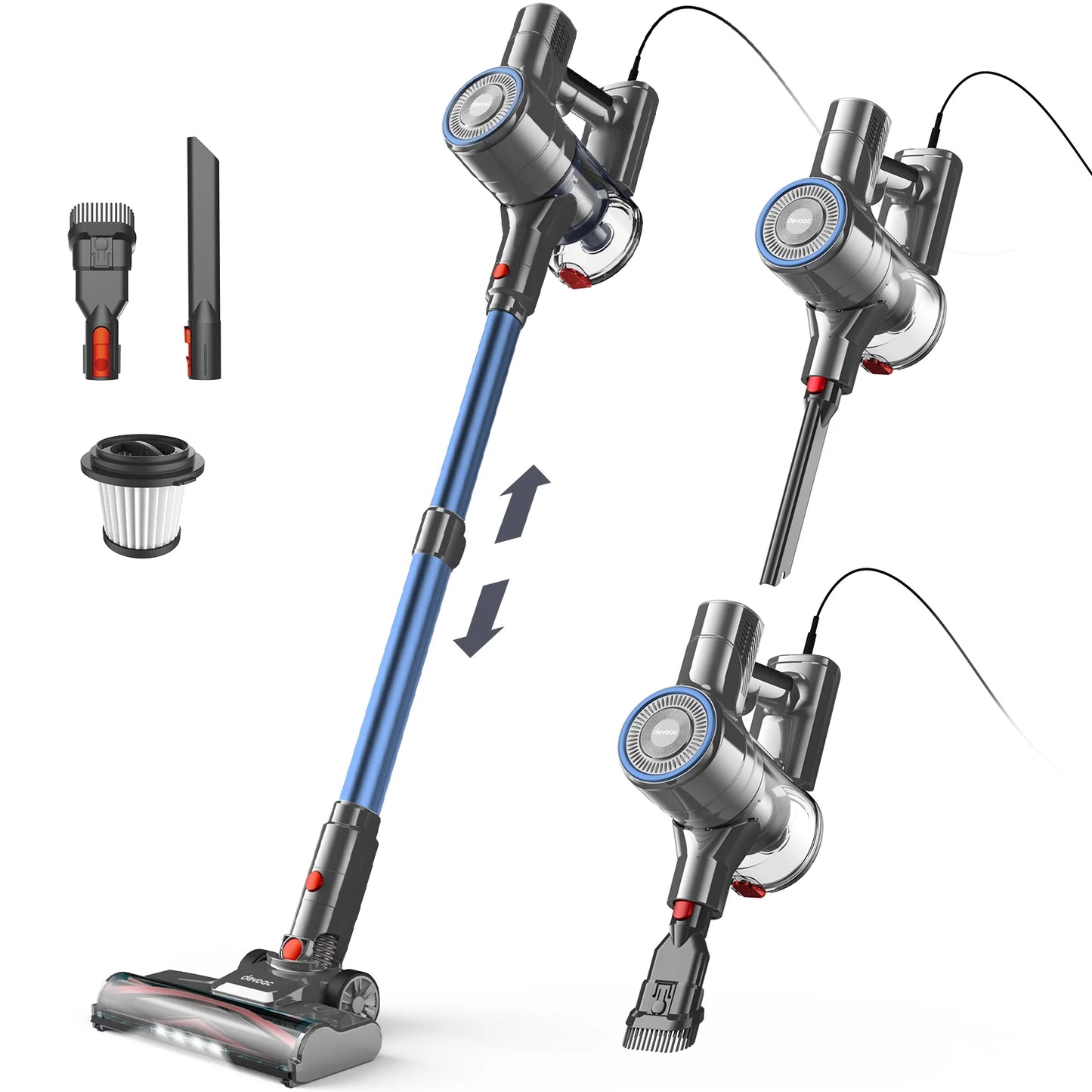 INSE I8 Corded Vacuum Cleaner 6 In 1 Lightweight Stick