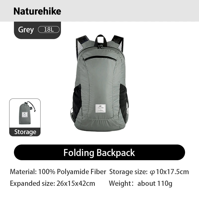 Naturehike Ultralight Waterproof Foldable Nylon Backpack Camping Hiking