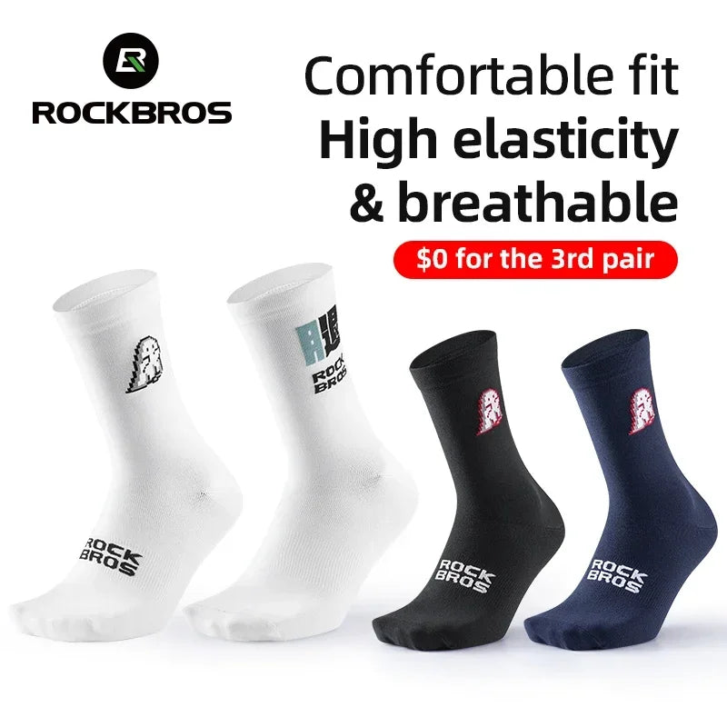 Rockbros Unisex Breathable Athletic Performance Cycling And Running Socks