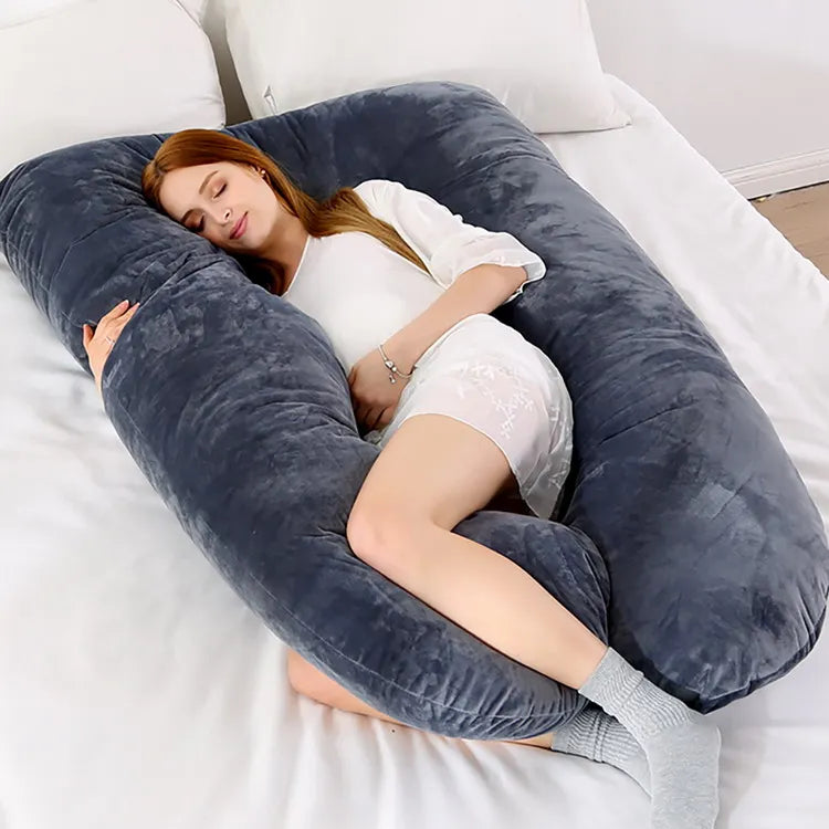 Soft Full Body Pregnancy Pillow for Maternity Support and Nursing