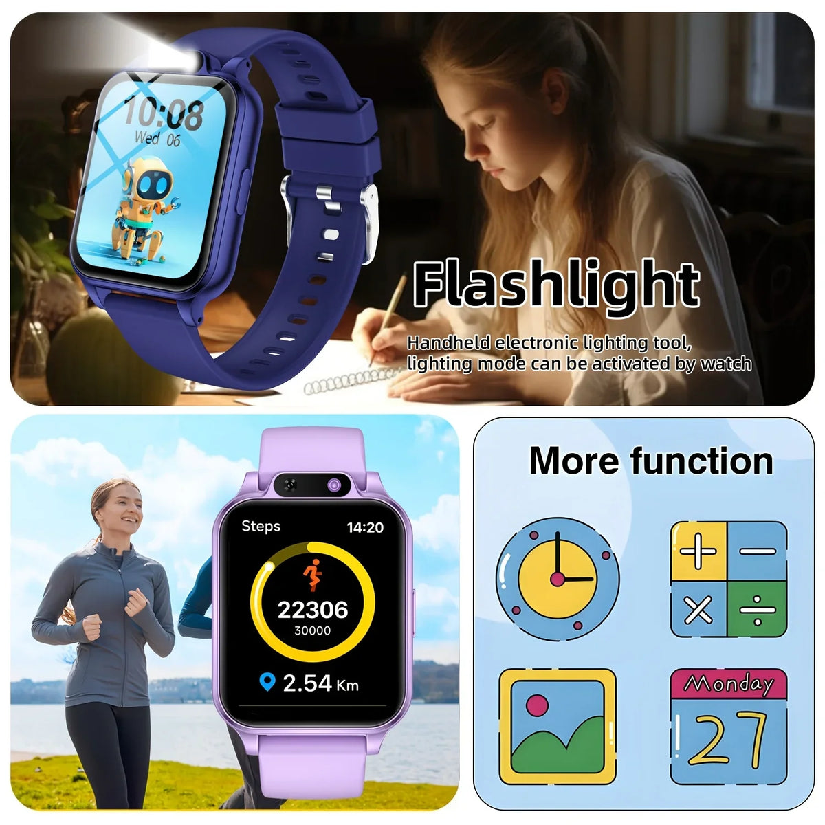 ERUN Smartwatch With Wireless Calling, Sports Modes And Message Alerts