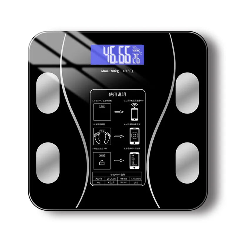 Digital USB Body Fat Scale for Home Use Smart Tracking