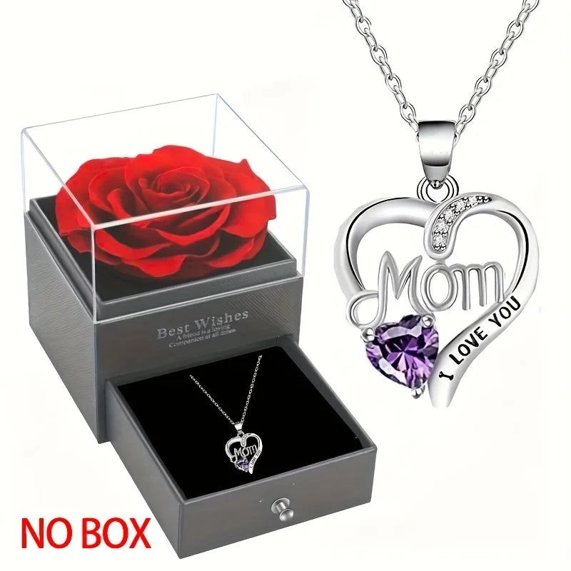 Zhixun Zinc Alloy Heart Shaped Pendant Necklace With Mood Tracker