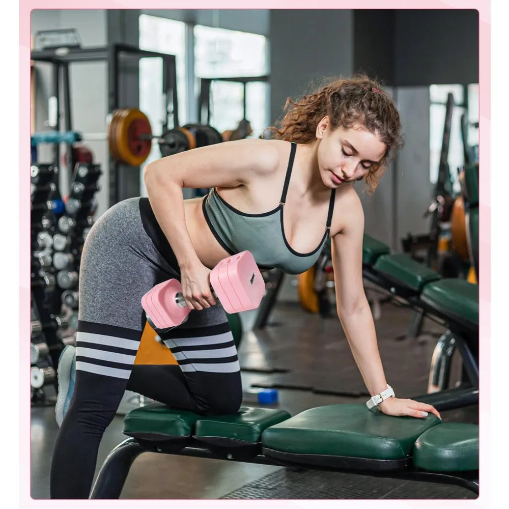 YTYIN Adjustable Dumbbell Set 15to50 Lb For Home Gym
