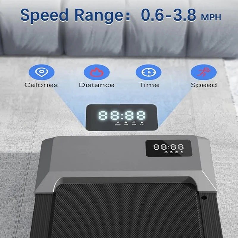 Superun 2in1 Treadmill For Walking And Running With LCD Display